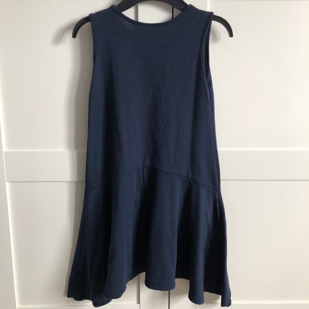 Plain Navy Blue Dress